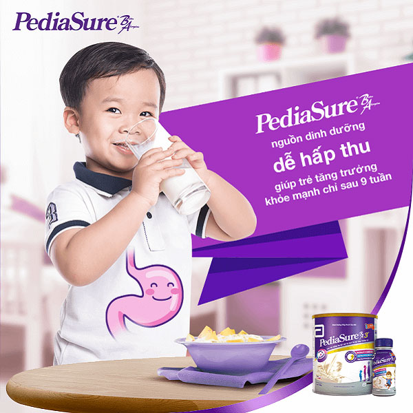 Sữa Pediasure BA dành cho trẻ biếng ăn, hộp 850g